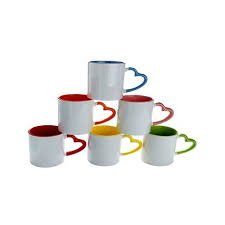 Heart Handle (3 tone) Mug